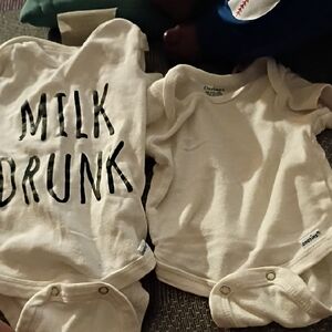 Gerber White Baby Onesie